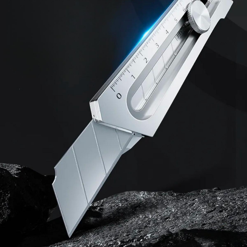 Estilete Inox Multiuso 6 em 1 • 100% Aço Inox (+BRINDE EXCLUSIVO)