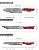 Kit Scooby Esparta® - Facas Damascus Forjadas à Mão