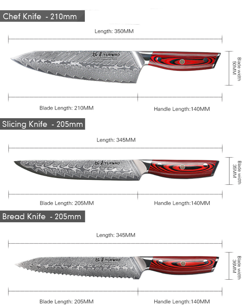Kit Scooby Esparta® - Facas Damascus Forjadas à Mão