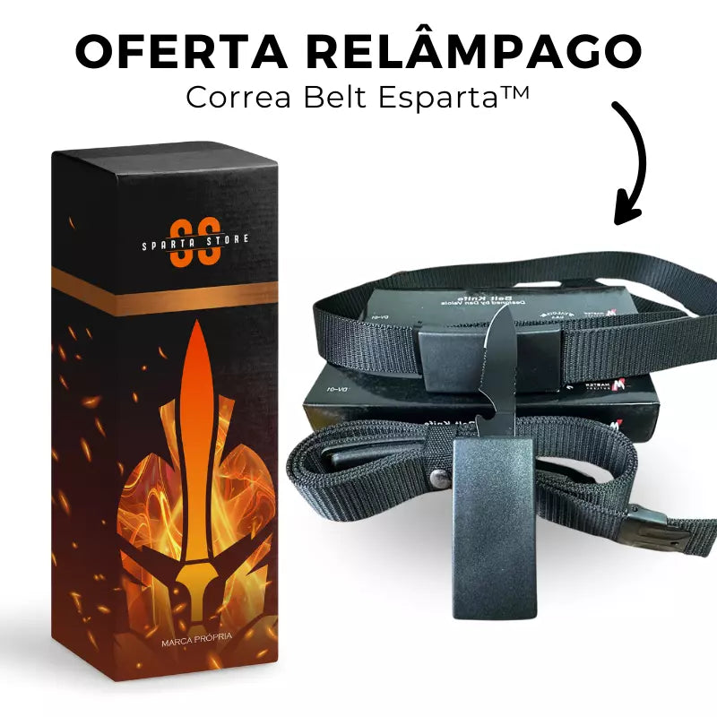 Correa Belt Esparta • Resistência e Segurança (+ Frete Grátis)
