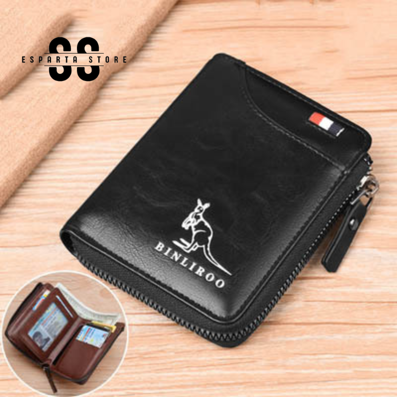 Carteira Premium de Couro Legítimo - Safe Esparta (FRETE GRÁTIS ATÉ 23:59)