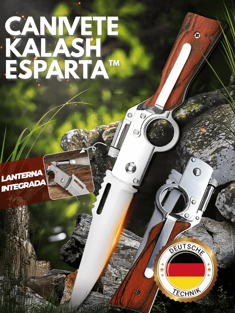 Canivete Alemão Ultra Afiado • Canivete Kalash Esparta™