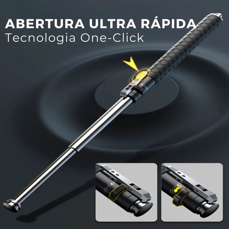 Bastão Tático Multiuso • Hit Esparta™ (60% OFF + Frete Grátis)