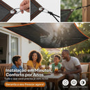 Rede de Sombreamento Premium Impermeável com 90% de Proteção Solar • Instalação Rápida e Material Resistente UV