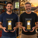 Titanium Lamp™ • Lampião Lanterna Multifuncional Recarregável com Painel Solar e Power Bank