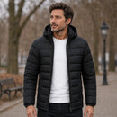 Esparta Puffer™ • Jaqueta Térmica Premium Acolchoada com Capuz Removível