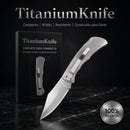 (COMPRE 1 LEVE 2) TitaniumKnife • Canivete em Inox Puro