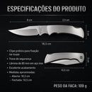 (COMPRE 1 LEVE 2) TitaniumKnife • Canivete em Inox Puro