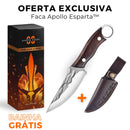 Faca Apollo Esparta™ • 100% Forjada à Mão [+BAINHA GRÁTIS]