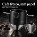 Filtro de Café Portátil em Inox – Prático e Reutilizável