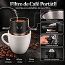 Filtro de Café Portátil em Inox – Prático e Reutilizável