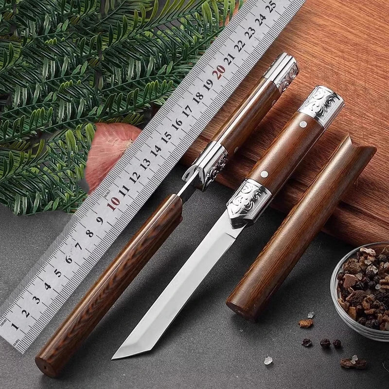 (COMPRE 1 LEVE 2 + BAINHAS) Combo Faca Artesanal Feng Ultra Afiada - 100% Forjada a Mão